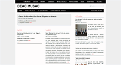 Desktop Screenshot of deacmusac.es